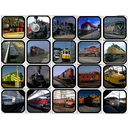 Trains Picture Matching/Flashcards/Memory Game for Autism